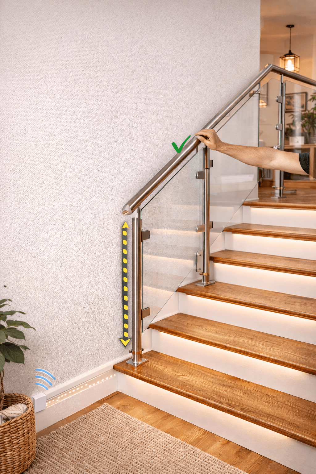 moderniser la rampe et les garde-corps de son escalier en bois