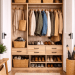 aménagement placard hall d'entrée