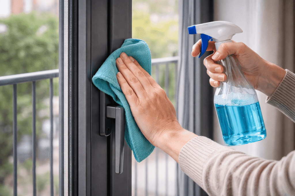 comment nettoyer menuiserie alu gris anthracite​