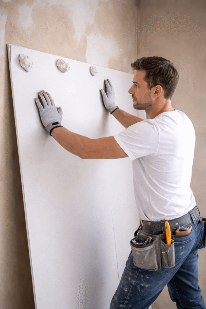 Poser un coffrage placo sans rail