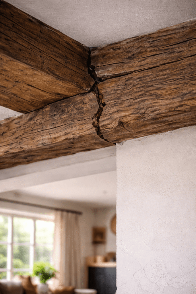 poutre fissurée danger