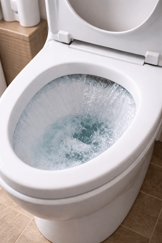 problème chasse d'eau qui coule