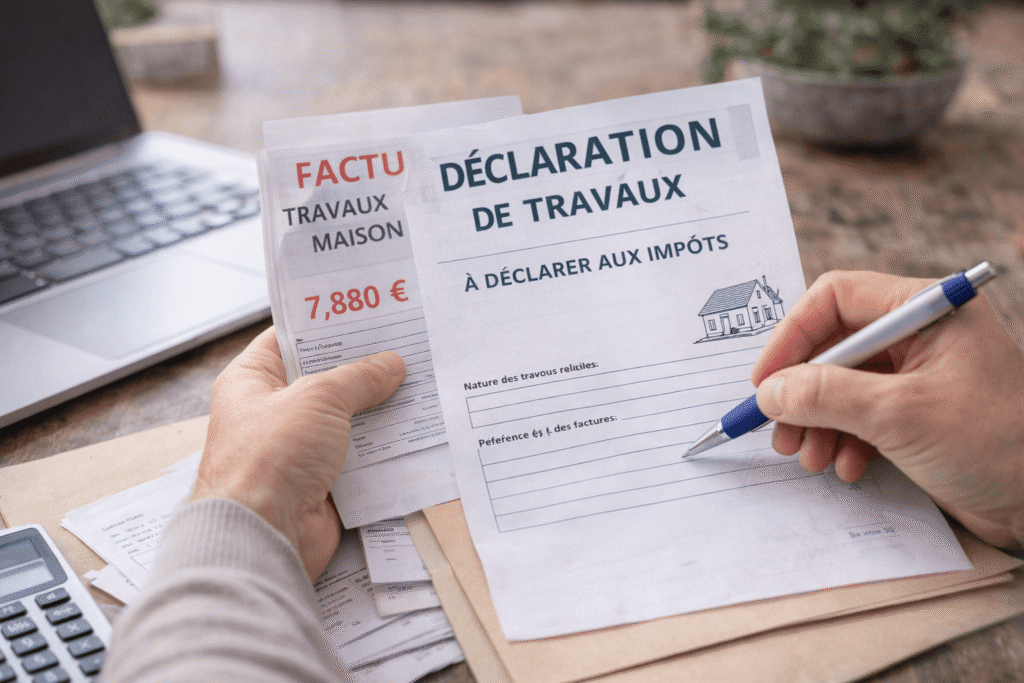 comment déclarer des travaux aux impôts​