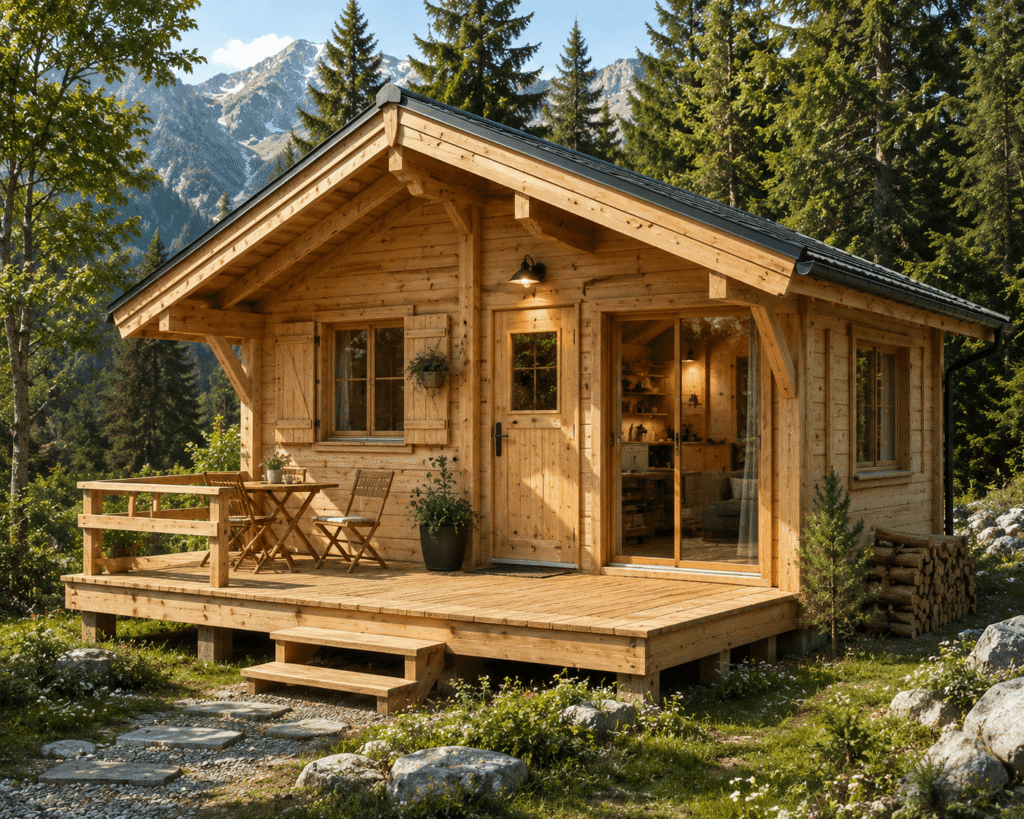 Chalet en bois 20m²