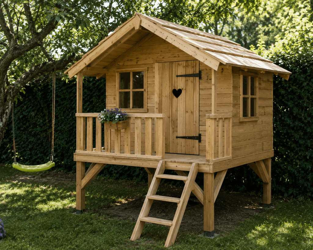 Cabane enfant extérieur