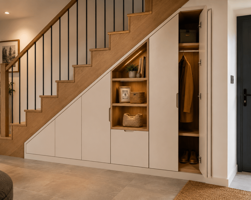Placard sous escalier