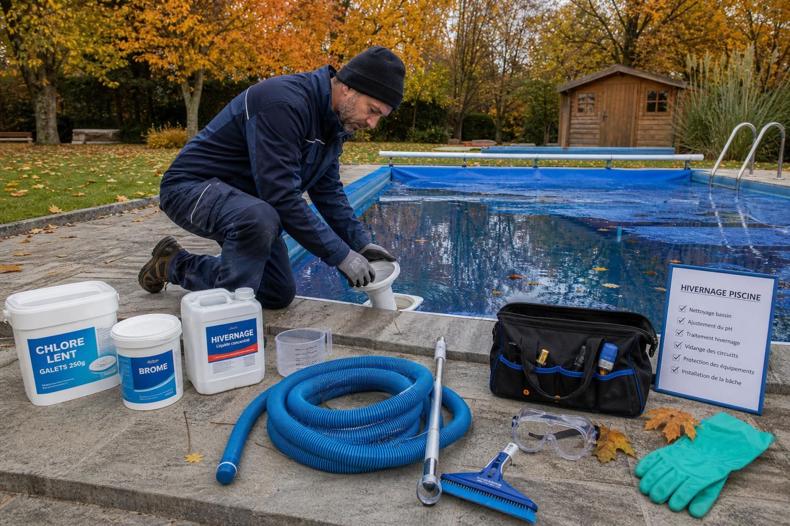 découvrez notre guide pratique pour l'hivernage de votre piscine en 2026 et apprenez toutes les astuces pour protéger et maintenir votre bassin en parfait état pendant l'hiver.