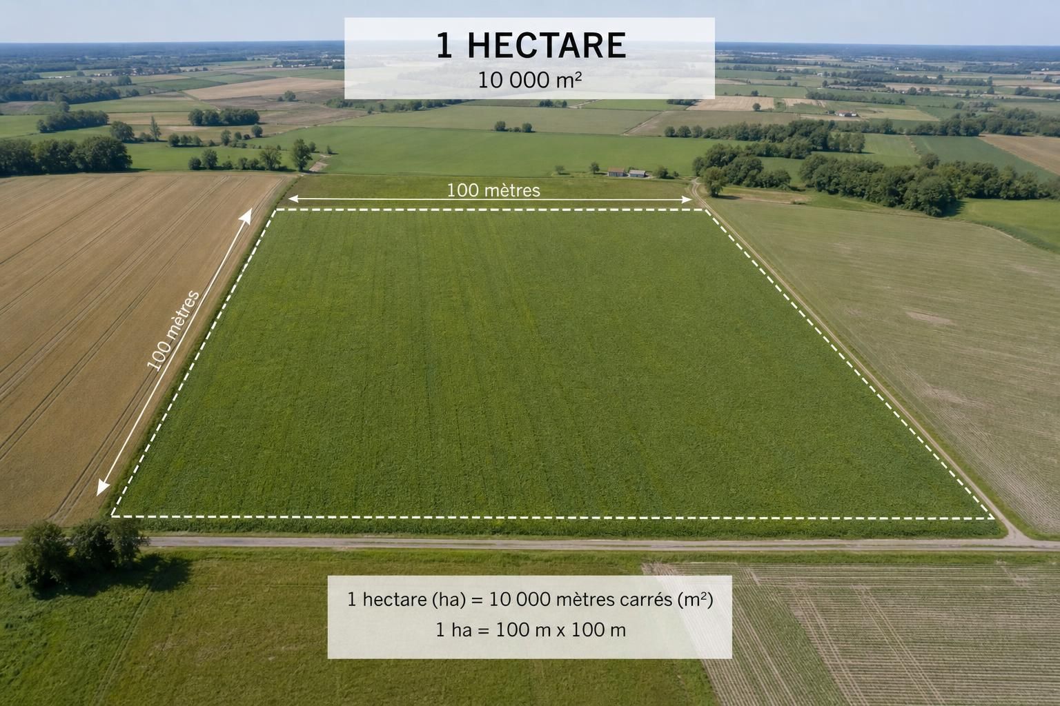 découvrez combien de mètres carrés compose un hectare et apprenez comment convertir facilement cette unité de surface grâce à nos explications claires et pratiques.