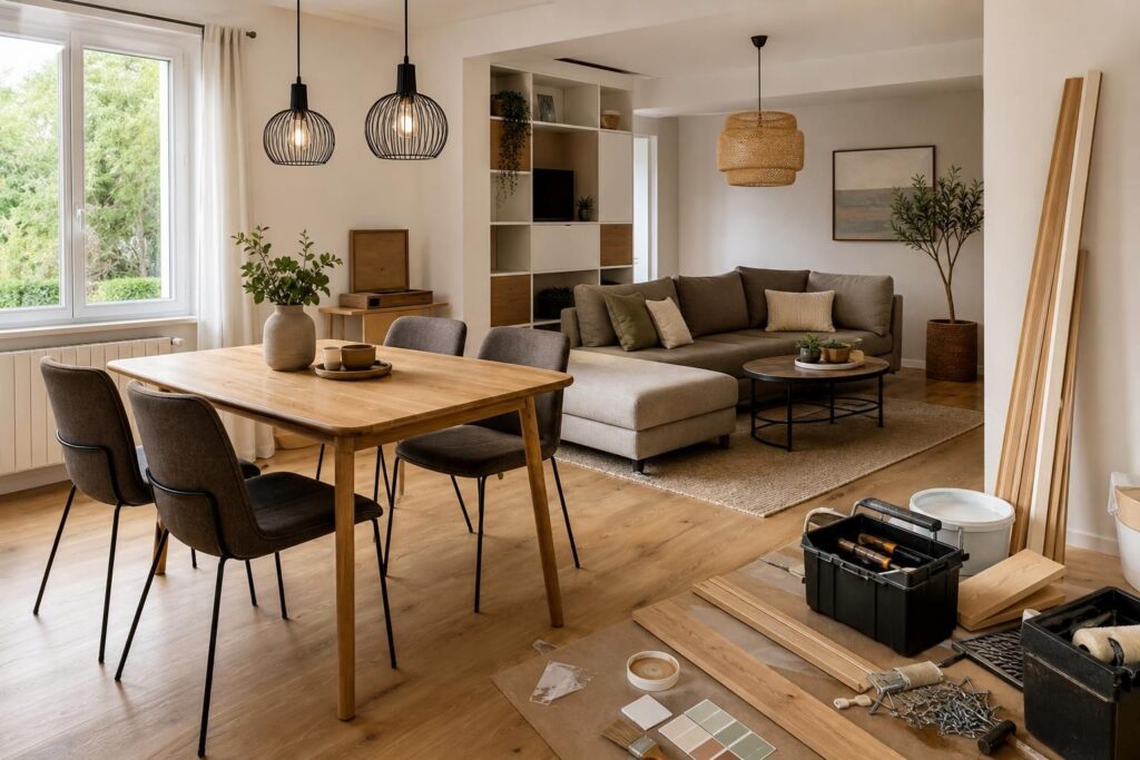 découvrez nos conseils pratiques pour aménager un salon salle à manger, alliant optimisation de l'espace et style élégant pour un intérieur harmonieux et fonctionnel.